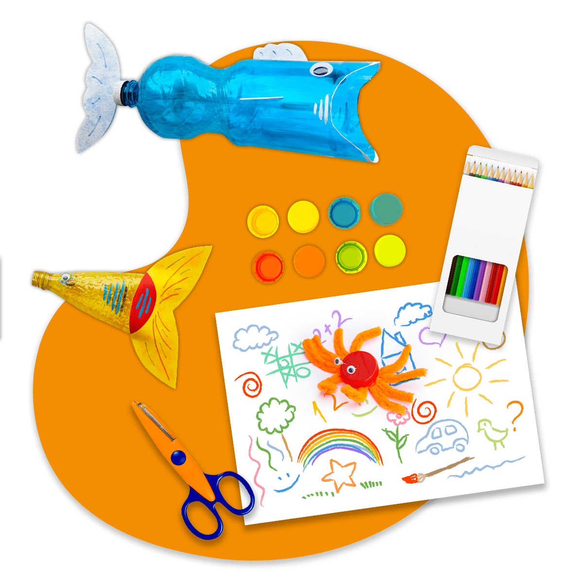 forme e colori del riciclo