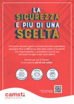 LA SICUREZZA E' PIU' DI UNA SCELTA: scarica e appendi all’interno del tuo locale la locandina dedicata alla campagna sulla prevenzione da covid-19.